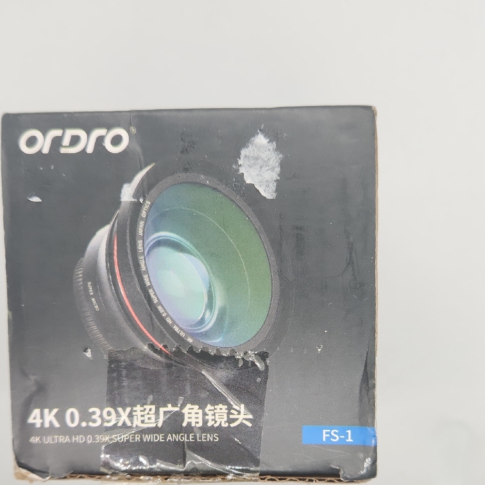 4K Ultra HD Wide Angle Lens - Black